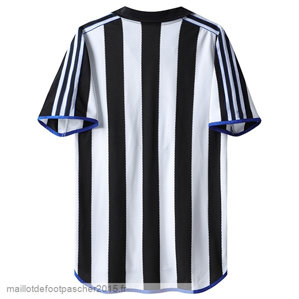 Maillot Foot Achat Domicile Maillot Newcastle United Rétro 1999 2000 Noir Blanc