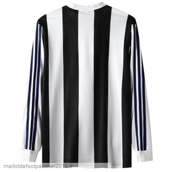 Maillot Foot Achat Domicile Manches Longues Newcastle United Rétro 1995 1997 Blanc