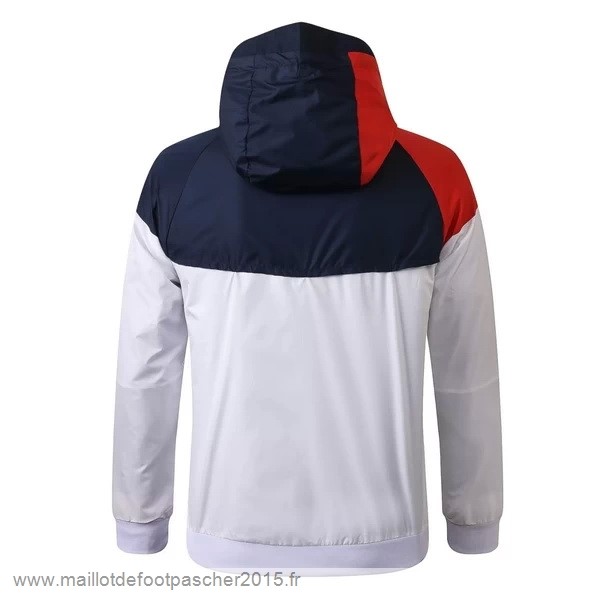 Maillot Foot Achat Coupe Vent Paris Saint Germain 2020 2021 Blanc Rouge
