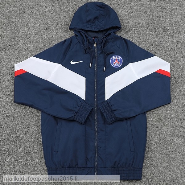 Maillot Foot Achat Coupe Vent Paris Saint Germain 2022 2023 Bleu