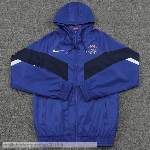 Maillot Foot Achat Coupe Vent Paris Saint Germain 2022 2023 Bleu Noir Blanc