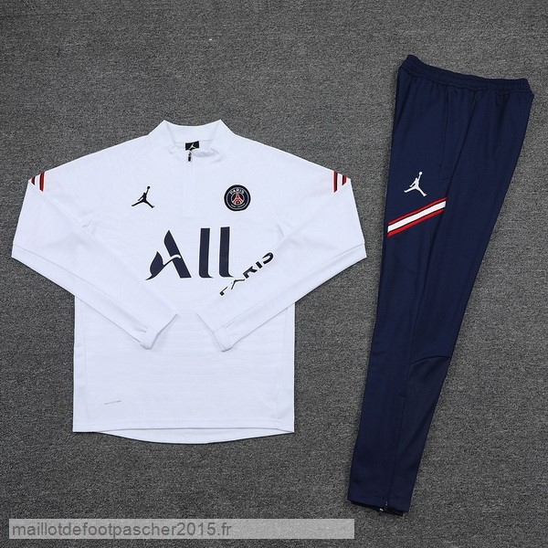 Maillot Foot Achat Ensemble Complet Sudadera Entrainement Paris Saint Germain 2022 2023 Bleu Blanc