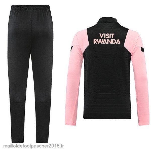 Maillot Foot Achat Ensemble Complet Sudadera Entrainement Paris Saint Germain 2022 2023 Noir Rose