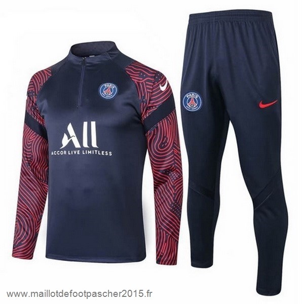 Maillot Foot Achat Survêtements Paris Saint Germain 2020 2021 Noir Rouge Blanc