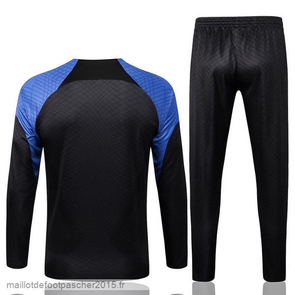 Maillot Foot Achat Survêtements Paris Saint Germain 2022 2023 Noir Bleu