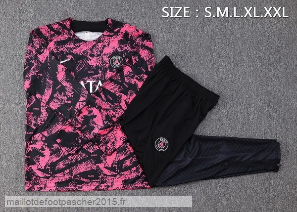Maillot Foot Achat Survêtements Paris Saint Germain 2022 2023 Rose I Noir