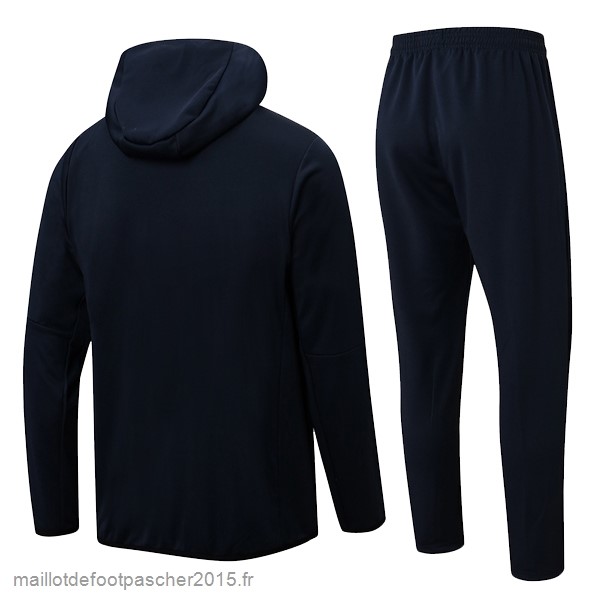 Maillot Foot Achat Sweat Shirt Capuche Paris Saint Germain 2022 2023 Bleu Marine