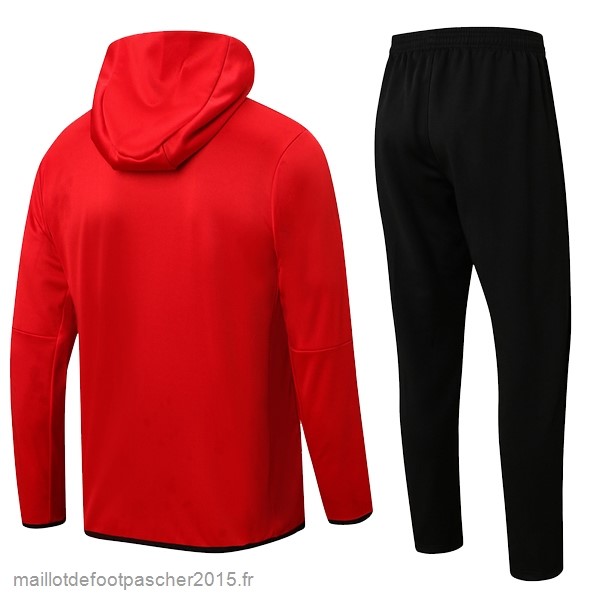 Maillot Foot Achat Sweat Shirt Capuche Paris Saint Germain 2022 2023 Rouge I Noir