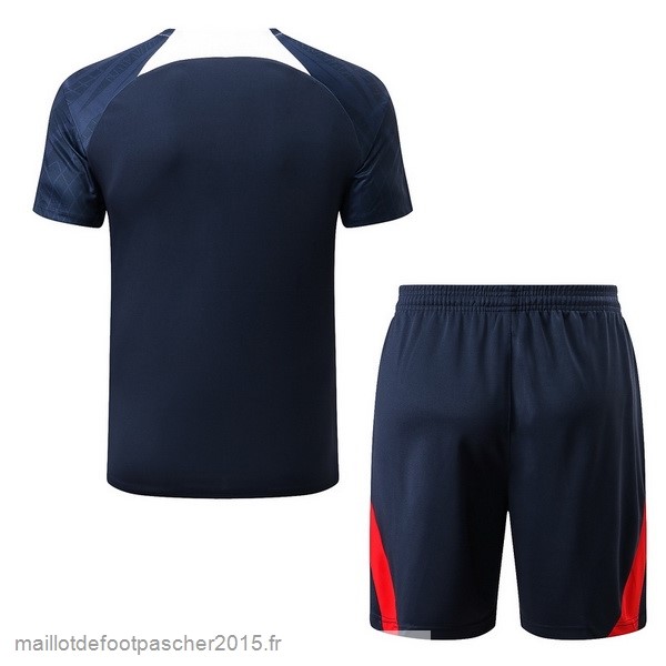 Maillot Foot Achat Entrainement Ensemble Complet Paris Saint Germain 2022 2023 Bleu Blanc