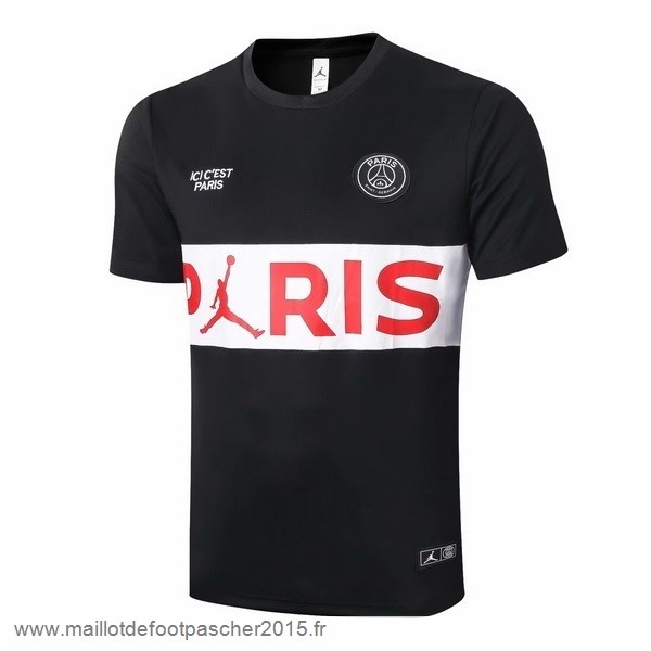 Maillot Foot Achat Entrainement Paris Saint Germain 2020 2021 Noir Blanc