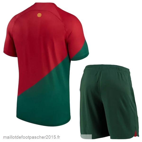 Maillot Foot Achat Domicile Conjunto De Enfant Portugal 2022 Rouge