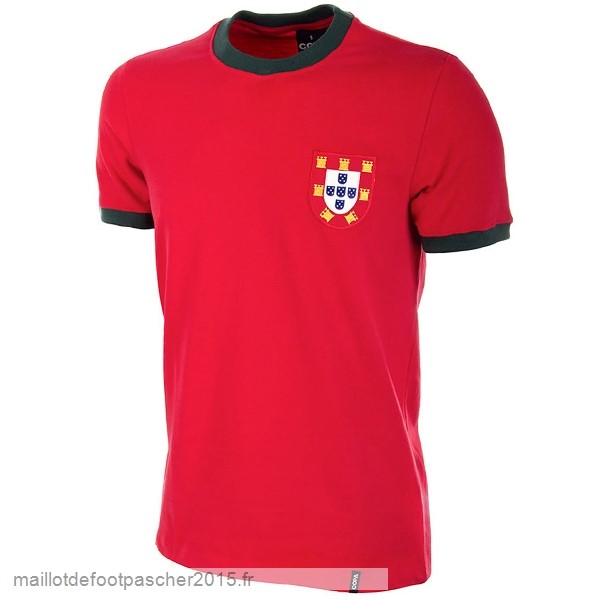 Maillot Foot Achat Domicile Maillot Portugal Rétro 1966 1969 Rouge