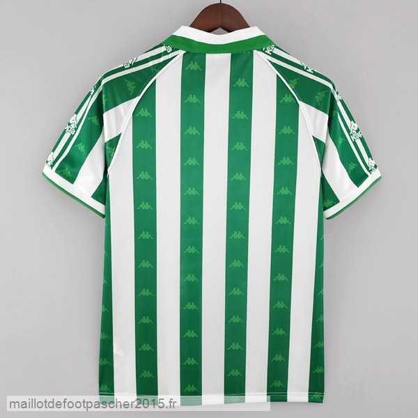 Maillot Foot Achat Domicile Maillot Real Betis Rétro 1996 1997 Vert Blanc