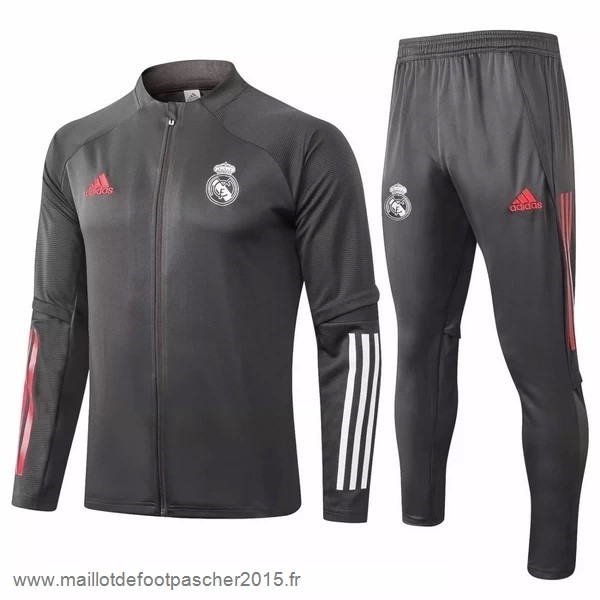 Maillot Foot Achat Survêtements Real Madrid 2020 2021 Gris Marine