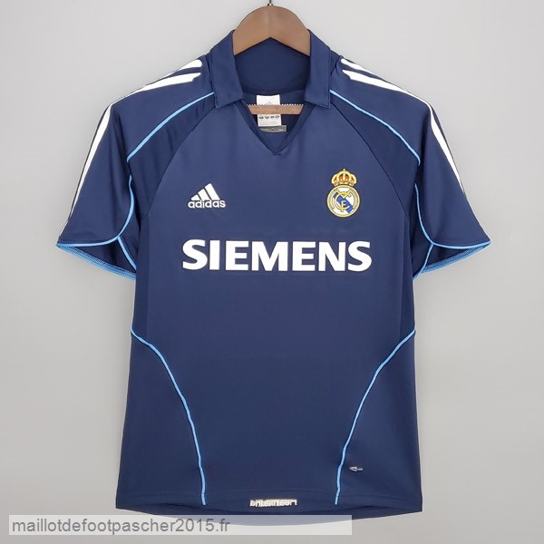 Maillot Foot Achat Exterieur Maillot Real Madrid Rétro 2005 2006 Bleu