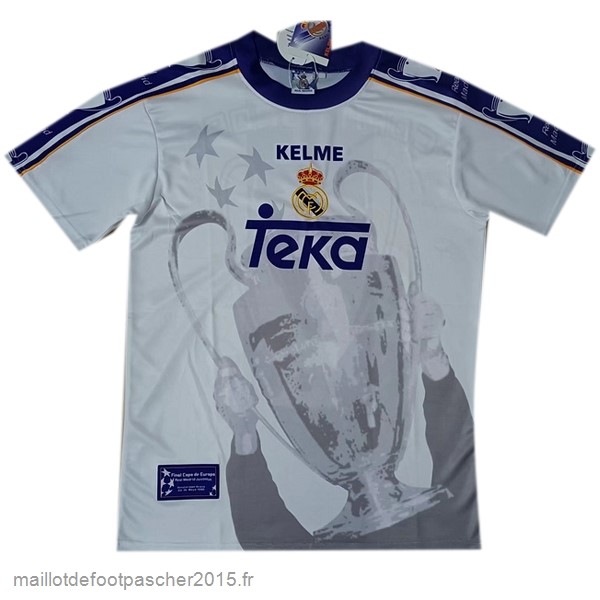 Maillot Foot Achat Spécial Maillot Real Madrid Rétro 1997 1998 Blanc