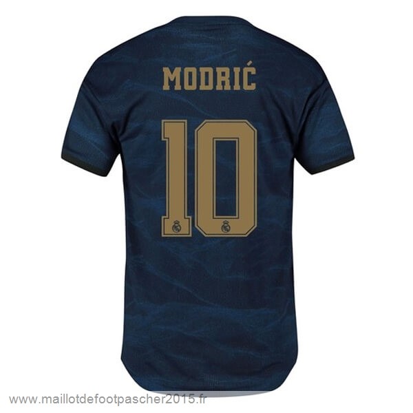 Maillot Foot Achat NO.10 Modric Exterieur Maillot Real Madrid 2019 2020 Bleu