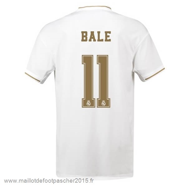 Maillot Foot Achat NO.11 Bale Domicile Maillot Real Madrid 2019 2020 Blanc