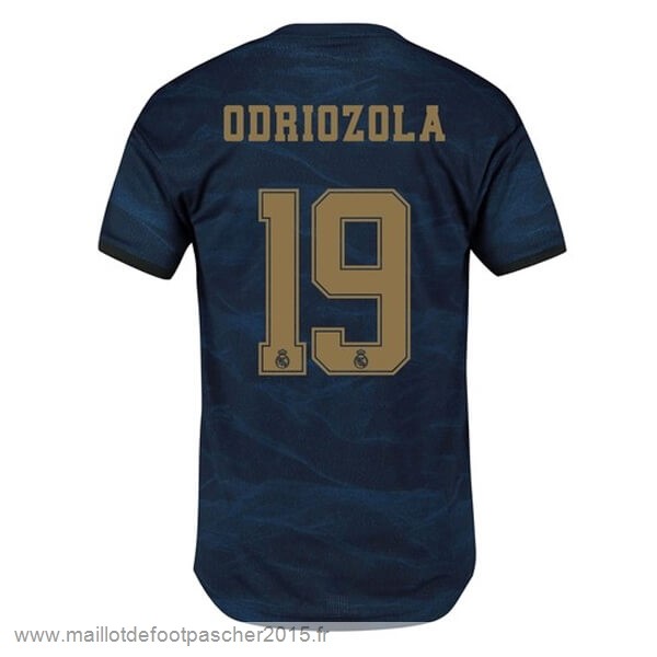 Maillot Foot Achat NO.19 Odriozola Exterieur Maillot Real Madrid 2019 2020 Bleu
