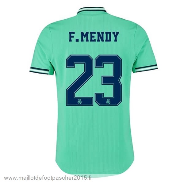 Maillot Foot Achat NO.23 F.Mendy Third Maillot Real Madrid 2019 2020 Vert