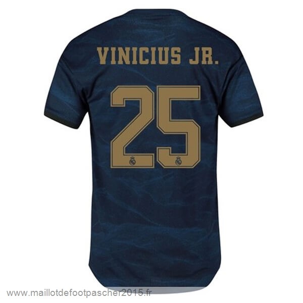 Maillot Foot Achat NO.25 Vinicius JR. Exterieur Maillot Real Madrid 2019 2020 Bleu
