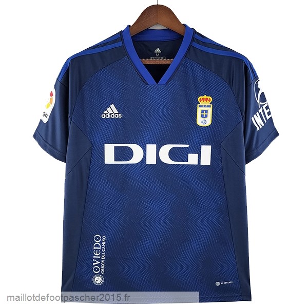 Maillot Foot Achat Thailande Domicile Maillot Real Oviedo 2022 2023 Bleu