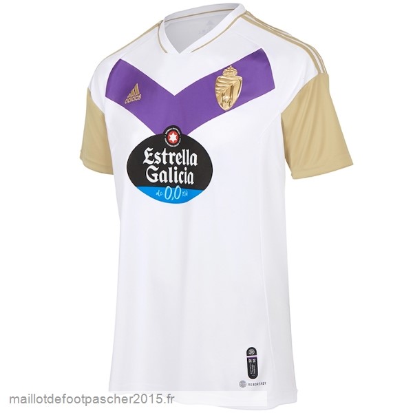 Maillot Foot Achat Thailande Third Maillot Real Valladolid 2022 2023 Blanc
