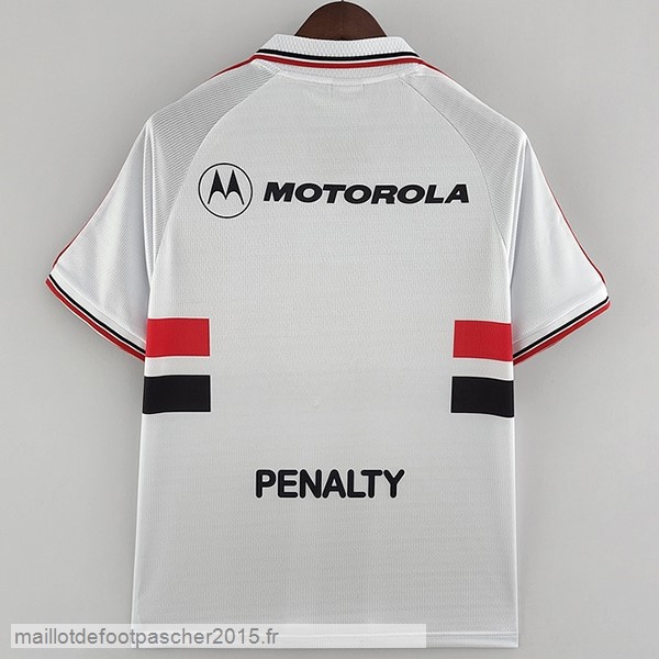 Maillot Foot Achat Domicile Maillot São Paulo Rétro 1999 Blanc