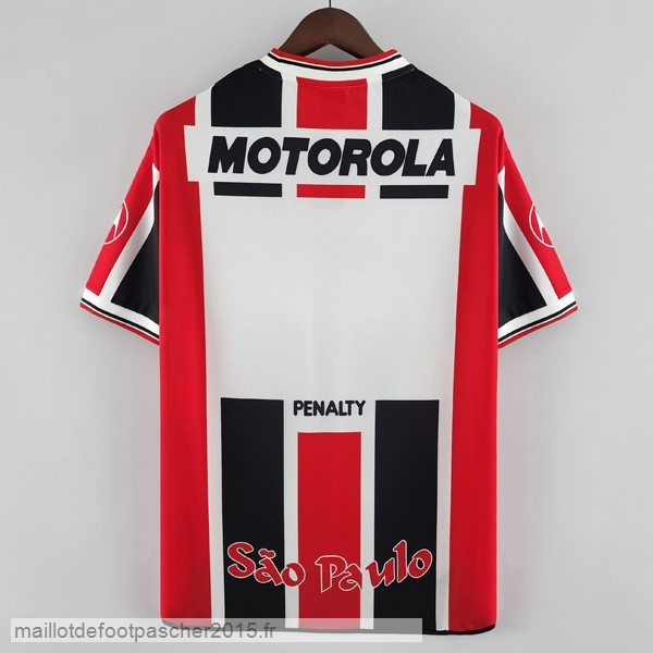 Maillot Foot Achat Exterieur Maillot São Paulo Rétro 2000 Rouge Noir