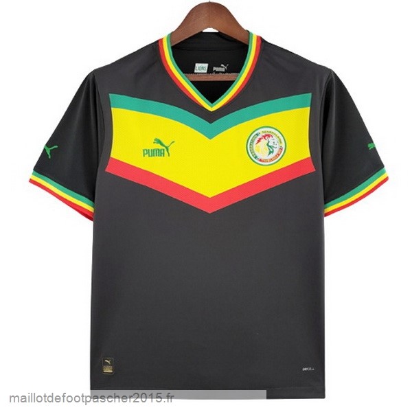 Maillot Foot Achat Thailande Exterieur Maillot Sénégal 2022 Noir
