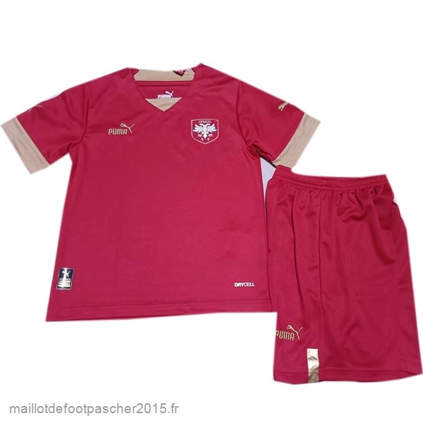 Maillot Foot Achat Domicile Conjunto De Enfant Serbie 2022 Rouge