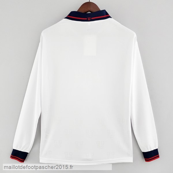 Maillot Foot Achat Exterieur Manches Longues Universidad De Chili Rétro 1998 Blanc