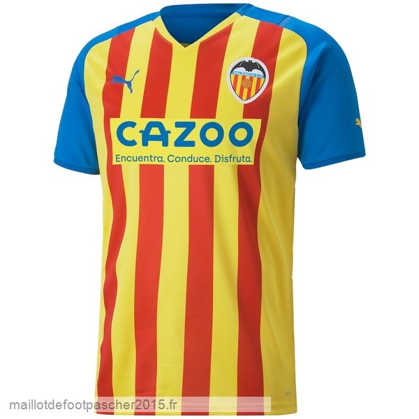 Maillot Foot Achat Thailande Third Maillot Valencia 2022 2023 Jaune