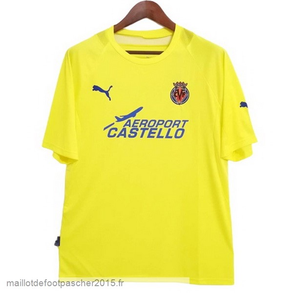 Maillot Foot Achat Domicile Maillot Villarreal Rétro 2005 2006 Jaune