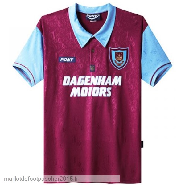 Maillot Foot Achat Domicile Maillot West Ham United Rétro 1995 1997 Rouge
