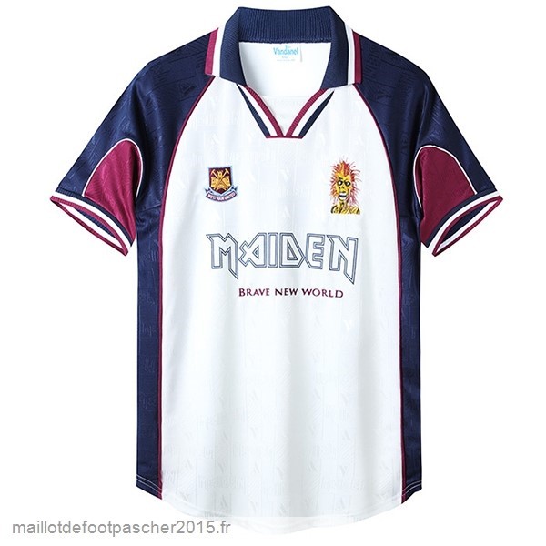 Maillot Foot Achat Exterieur Maillot West Ham United Rétro 1999 2001 Blanc