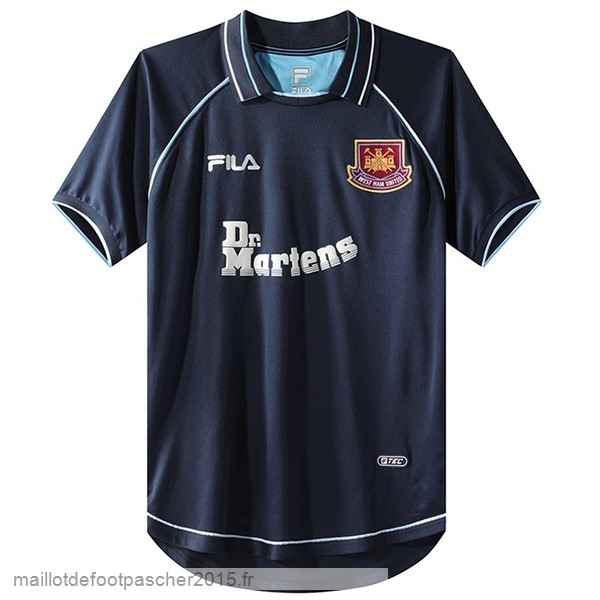 Maillot Foot Achat Third Maillot West Ham United Rétro 1999 2001 Noir