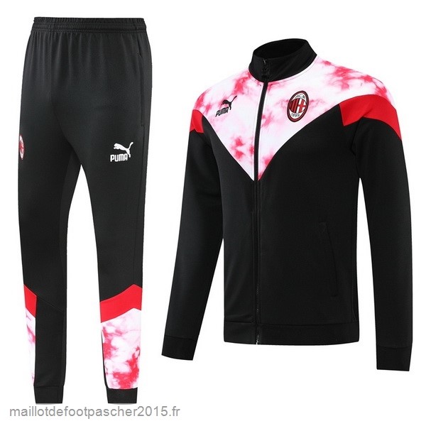 Maillot Foot Achat Survêtements AC Milan 2022 2023 Noir Rouge Rose Blanc