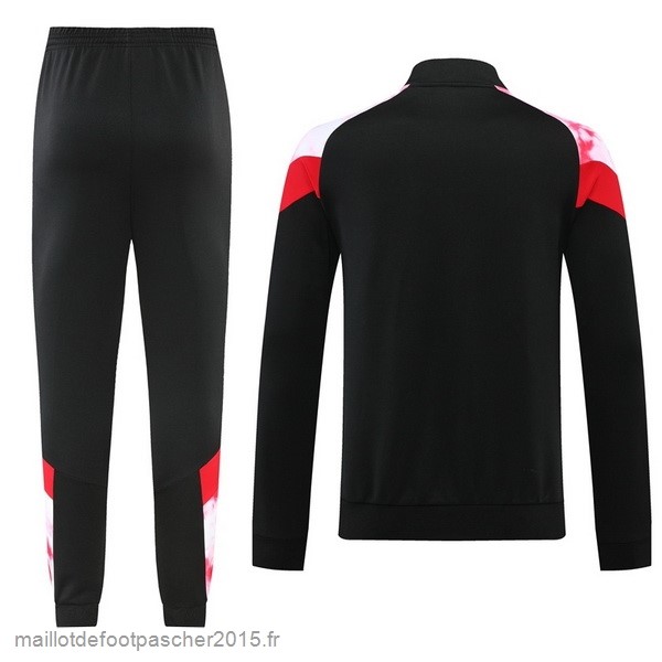 Maillot Foot Achat Survêtements AC Milan 2022 2023 Noir Rouge