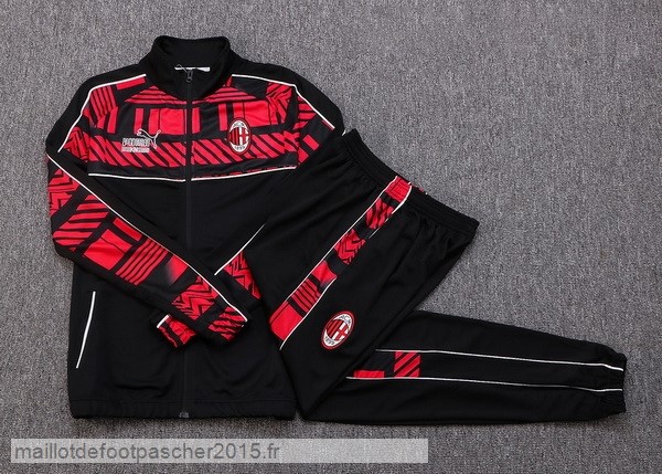 Maillot Foot Achat Survêtements AC Milan 2022 2023 Rouge I Noir
