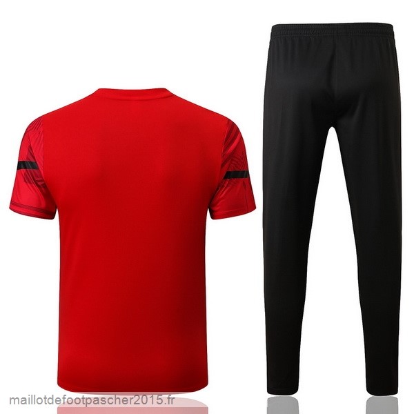Maillot Foot Achat Entrainement Ensemble Complet AC Milan 2022 2023 Rouge I Noir