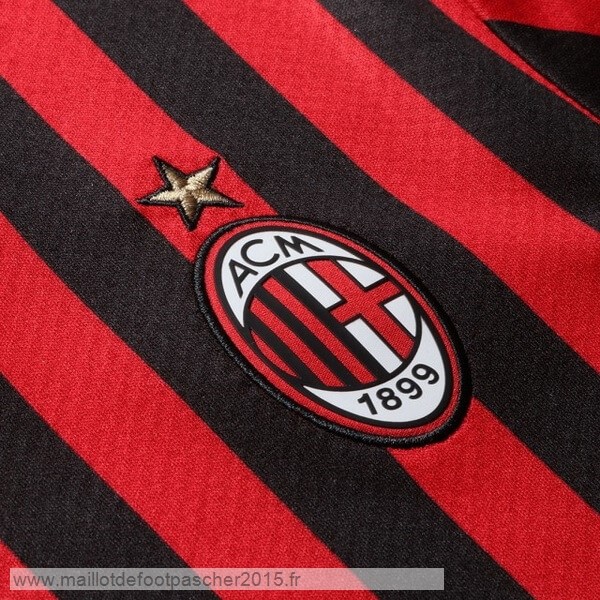 Maillot Foot Achat Domicile Maillot Femme AC Milan 2019 2020 Rouge Noir