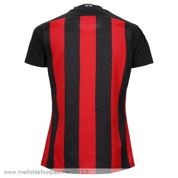 Maillot Foot Achat Domicile Maillot Femme AC Milan 2020 2021 Rouge Noir