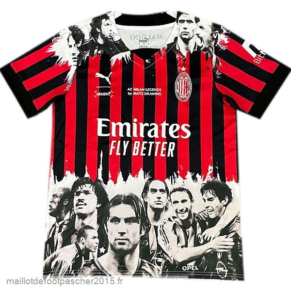 Maillot Foot Achat Thailande Spécial Maillot AC Milan 2022 2023 Rouge Blanc