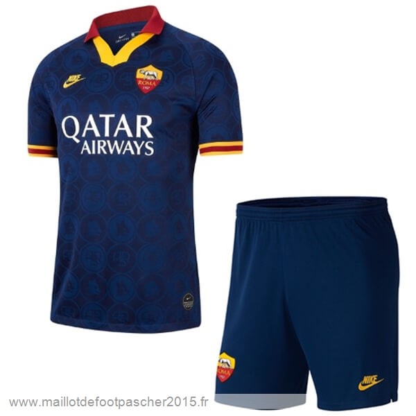 Maillot Foot Achat Third Conjunto De Enfant AS Roma 2019 2020 Bleu Marine