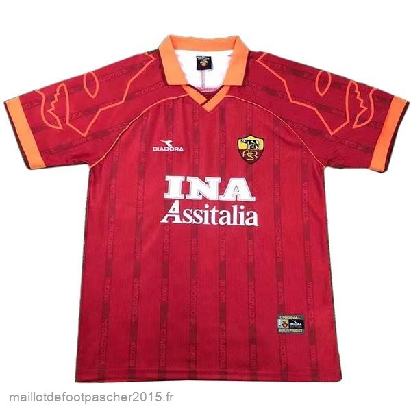 Maillot Foot Achat Domicile Maillot As Roma Rétro 1999 2000 Rouge