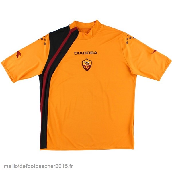 Maillot Foot Achat Third Maillot As Roma Rétro 2005 2006 Jaune
