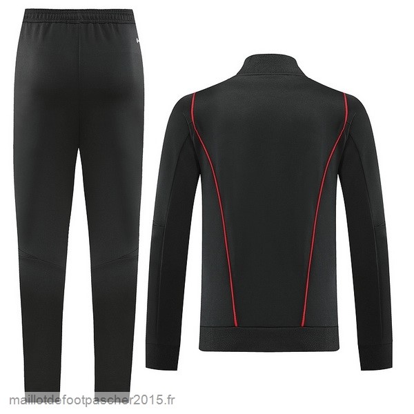 Maillot Foot Achat Ensemble Complet Ensemble longue fermeture éclair vêtements De Sport Allemagne 2022 Noir