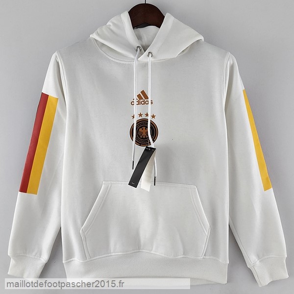 Maillot Foot Achat Sweats à Capuche Allemagne 2022 Blanc