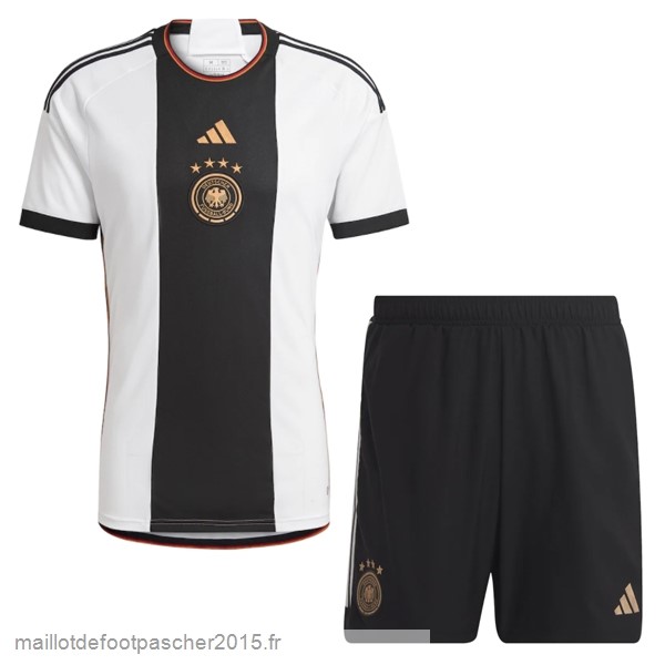Maillot Foot Achat Domicile Conjunto De Enfant Allemagne 2022 Blanc